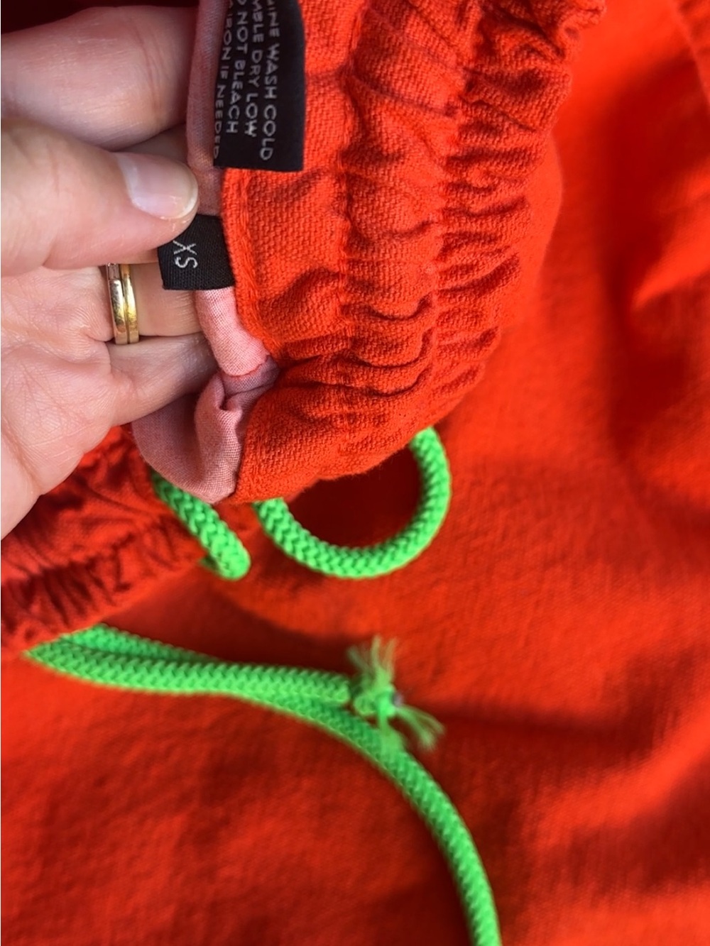 UNISEX Bright Orange MEALS Chef Pants - Picture 4 of 6